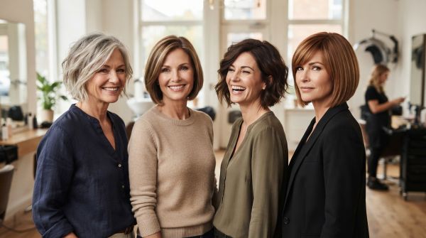 15 styles de carré court pour femmes de 50 ans à adopter