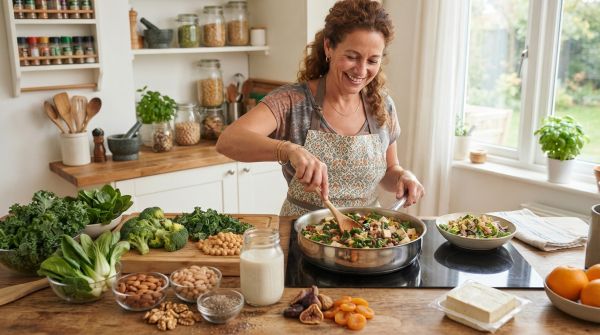 Les Meilleures Astuces pour Cuisiner des Repas Végétaliens Riches en Calcium pour les Femmes Sans Produits Laitiers!